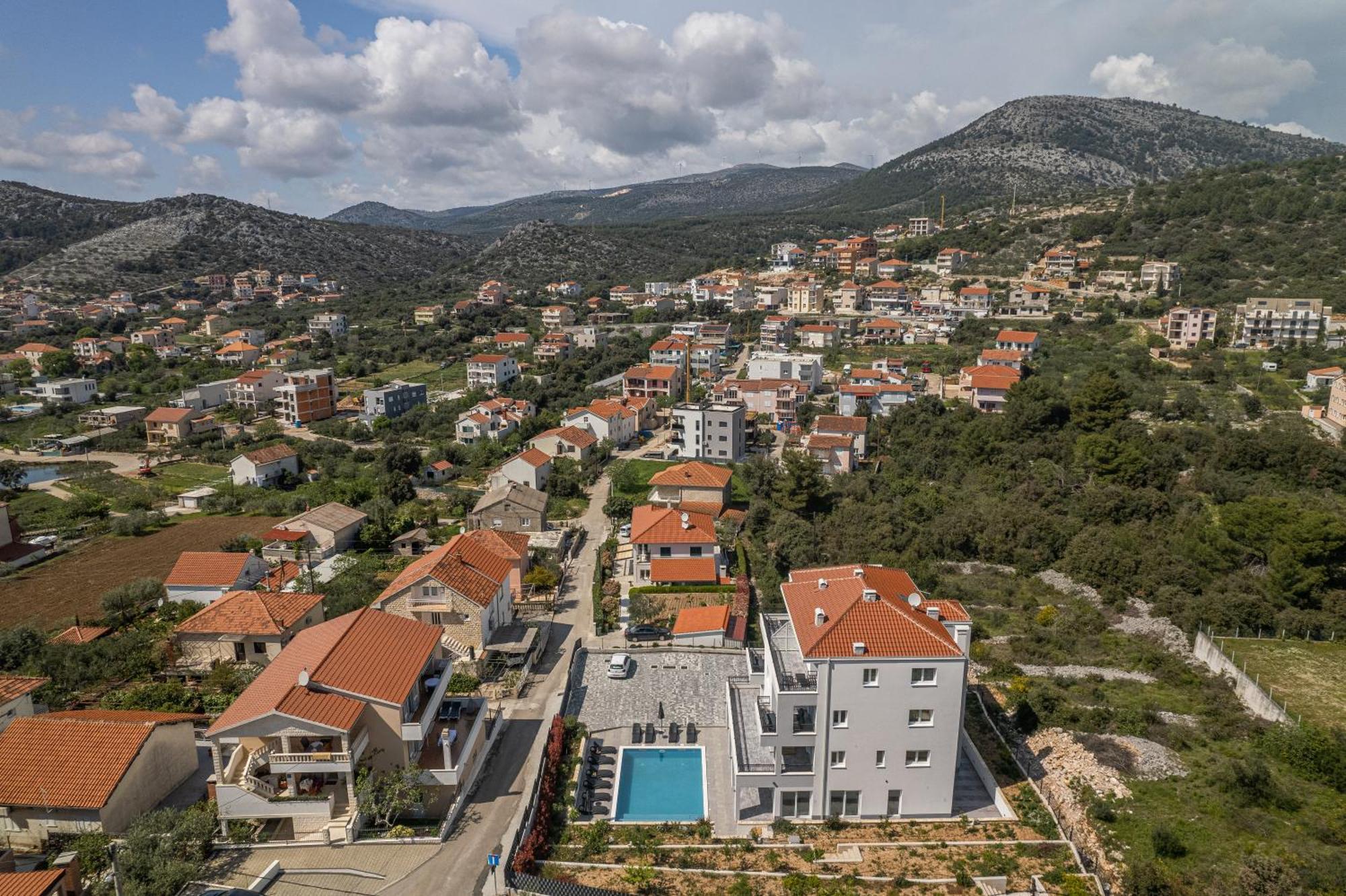 Villa Barbara & Zoran With Free Parking And Heated Swimming Pool Seget Vranjica Dış mekan fotoğraf