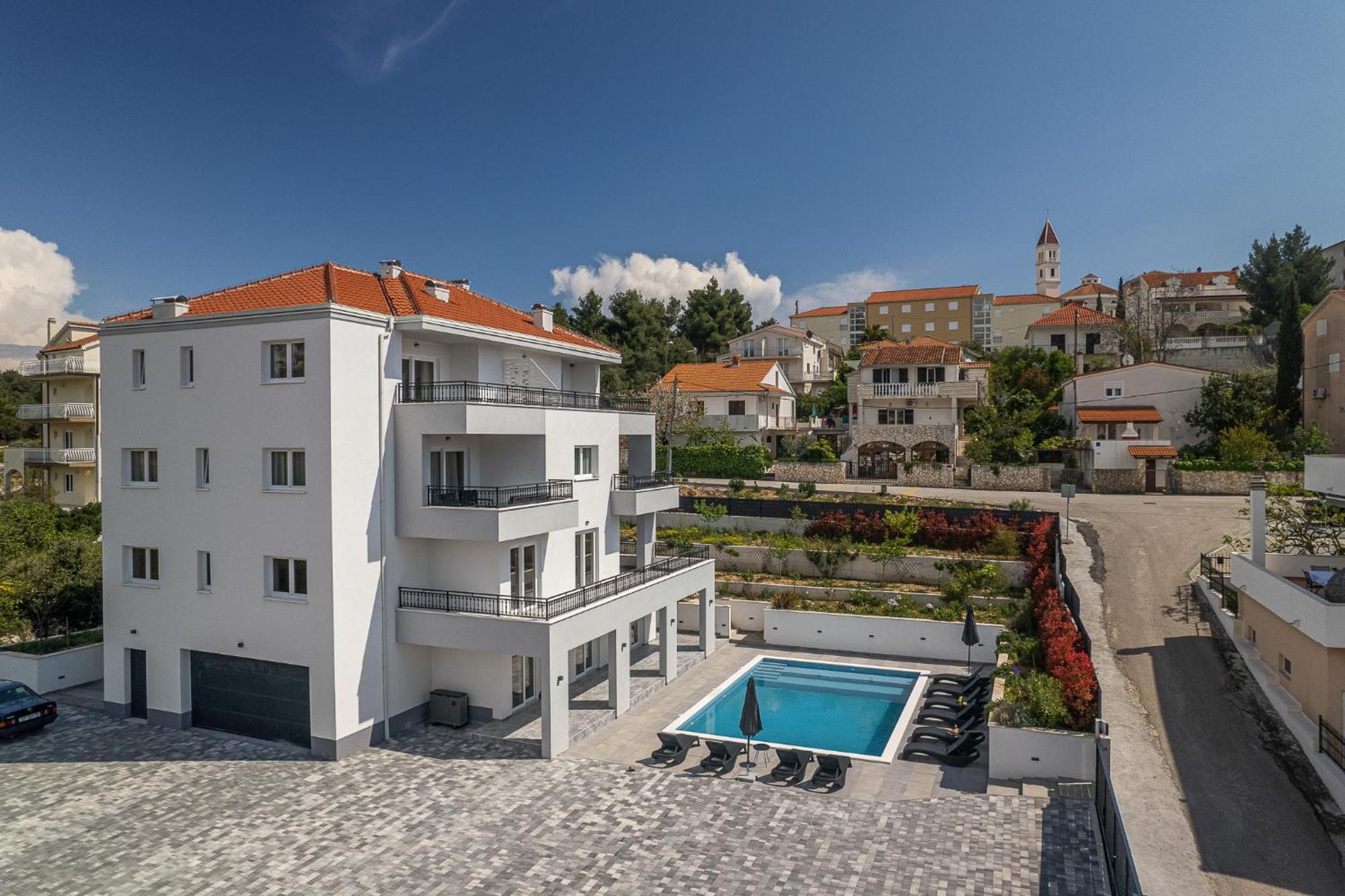Villa Barbara & Zoran With Free Parking And Heated Swimming Pool Seget Vranjica Dış mekan fotoğraf